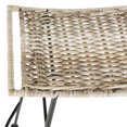 thumbnail image 4 of SAFAVIEH Atara Rattan Seat Counter Stool Grey, Grey, 4 of 5
