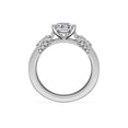 thumbnail image 2 of 0.70 Carat Excellent Pear Cut Natural Diamond Solitaire with Accents Beautiful Ring for Women Solid 18K White Gold Size 11.5, 2 of 8