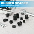 thumbnail image 4 of Uxcell Rubber Spacer, Thick Rubber Bushing Washers Anti Vibration Spacer Round Isolation Pads, Fit for Hardware Home 16 x 5.5 x 5 mm, 4 of 7