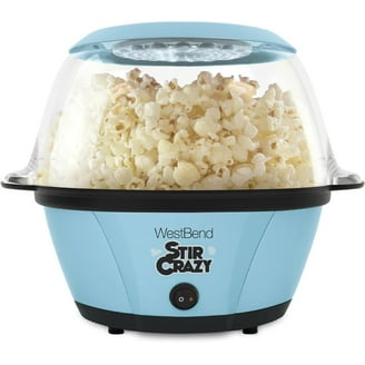 West Bend 82707B Stir Crazy 6-Quart Electric Hot Oil Popcorn