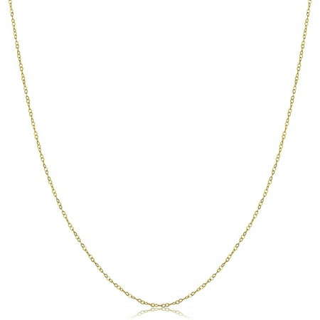 A&M Solid 14kt Yellow Gold Cable Chain, 18"