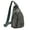 Gray, variant on Gustave Canvas Sling Bag for Men & Women Anti-Theft Chest Shoulder Bag Vintage Casual Crossbody Backpack Messenger Bag for Travel Hiking "Coffee"