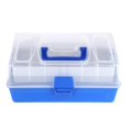 thumbnail image 1 of Peahefy Fishing Tackle Storage Box,3 Layers Plastic Fishing Tackle Accessory Storage Hodler Box for Lures Hooks ,Fishing Tackle Box, 1 of 8