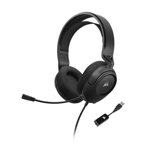 Auriculares para juegos Corsair HS35 Surround v2 con cable Dolby 7.1 Carbon