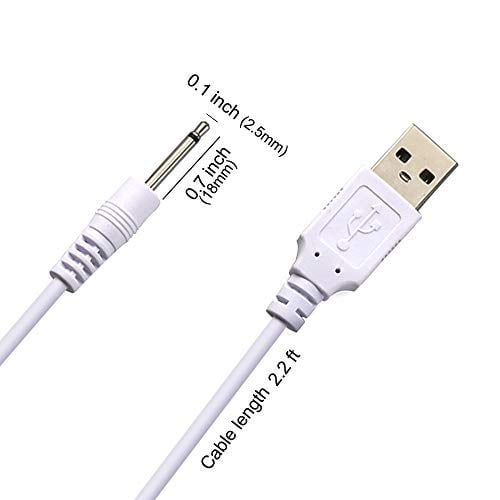 Replacement DC Charging Cable Cord 2.5mm (2 Pack) - Walmart.com