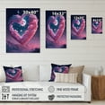 thumbnail image 4 of Designart Cotton Candy Cloud Heart I Canvas Wall Art, 4 of 5