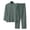 Light Green, variant on Men's Chinese Traditional Suit Taichi Uniforms Long Sleeve Neck Loose Fit Tops Elastic Waist Trousers Light Green M