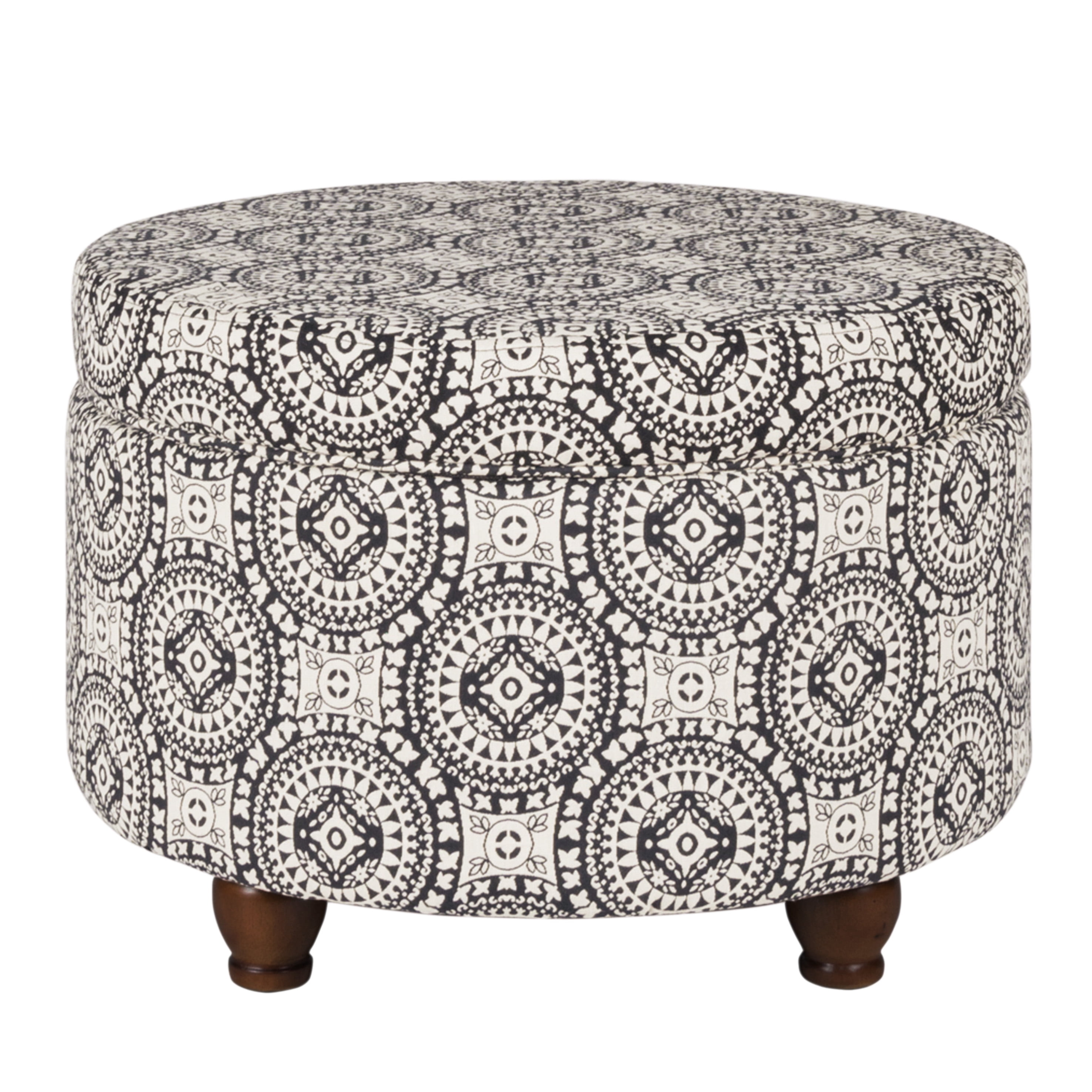 HomePop Storage Ottoman, Multiple Colors