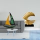 thumbnail image 2 of Figura de velero,Escultura de velero de hierro para decoración de oficina y hogar,Estatua de barco de escritorio para decoración de entrada de gabinete,Escultura de ola del océano,Escultura, 2 of 8