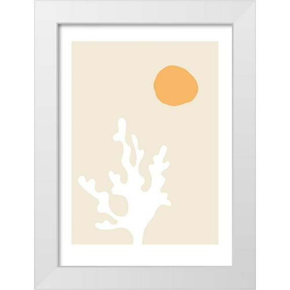Artographie Studio 18x24 White Modern Wood Framed Museum Art Print Titled - Seaweed