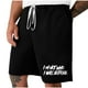 thumbnail image 1 of Mens Casual Shorts Lace-Up Elástico Cintura Bolsillo Ejercicio Fitness Hogar Pantalones de Media Longitud para Diario, 1 of 4
