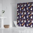 thumbnail image 2 of Dark Halloween Pattern Shower Curtain 72"x72" ,Bathroom Decorative Shower Curtains Set with 12 Hooks,Modern Waterproof Washable Shower Curtain, 2 of 6