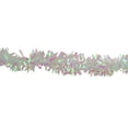 thumbnail image 2 of Northlight 50' x 4" Unlit White Iridescent Wide Cut Tinsel Christmas Garland, 2 of 3