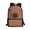 Brown Bear Face Design, variant on Uourmeti Sloth in Sunflower Hat Personalized Backpack, 17 Inch Smooth Zipper Zippered Backpack Wear Resistant School Backpack for Student