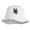 White, variant on Jersery New Orleans Embroidered Unisex Multipurpose Crushable Cotton Twill Bucket Hat - White L