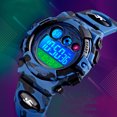 thumbnail image 4 of Relojes digitales militares deportivos para niños, reloj para estudiantes y niños, resistente al agua, alarma Led luminosa, reloj verde de camuflaje p, 4 of 5