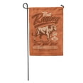 thumbnail image 1 of JSDART Rouge Longhorn Rodéo Rage Taureau Main Occidentale Fait Tee Graphique Attaque Vache Jardin Drapeau Décoratif Drapeau Maison Bannière 12 X 18 Pouces, 1 of 1