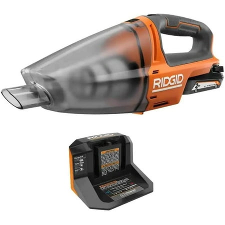 

18V Cordless Hand Vacuum Kit with 2.0 Ah Battery and Charger
