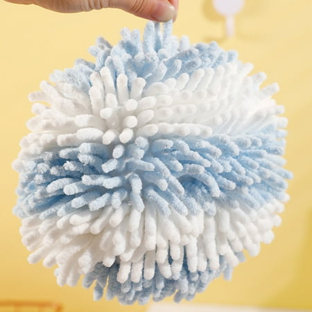 

Papaba Hand Wipe Towel Wipe Hands Lint-Free Useful Home Wall-mounted Hand Towel Ball