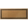 thumbnail image 1 of Entryways Basics 502EB18x47 18 x 47 in. with Border Slip Resistant Coir Doormat - Brown & Black, 1 of 1