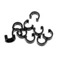 thumbnail image 2 of 2x10 Uds Cable de bicicleta de carretera C-Clips hebillas guías de manguera de carcasa negro , 2 piezas, 2 of 8