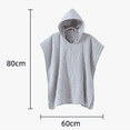 thumbnail image 3 of XXWXYD Kids Swim Cover up Girls Boys Waffle Towel Poncho Swimsuit Coverups for Beach Pool Hooded Bathing Suit Cute Hoodie, 3 of 4