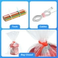 thumbnail image 5 of 30 Pack Reusable Silicone Ties, 8.5 Inch Cable Ties, Bread Ties White, 5 of 6