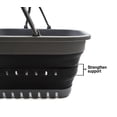 thumbnail image 4 of SAMMART 19L (5 Gallon) Collapsible Tub with Handle - Portable Outdoor Picnic Basket/Crater - Foldable Shopping Bag - Space Saving Storage Container, 4 of 5