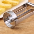 thumbnail image 2 of Trancheuse d'Ananas de Cuisine en Acier Inoxydable Éplucheur Super Rapide pour Enlever les Tranches, 2 of 8