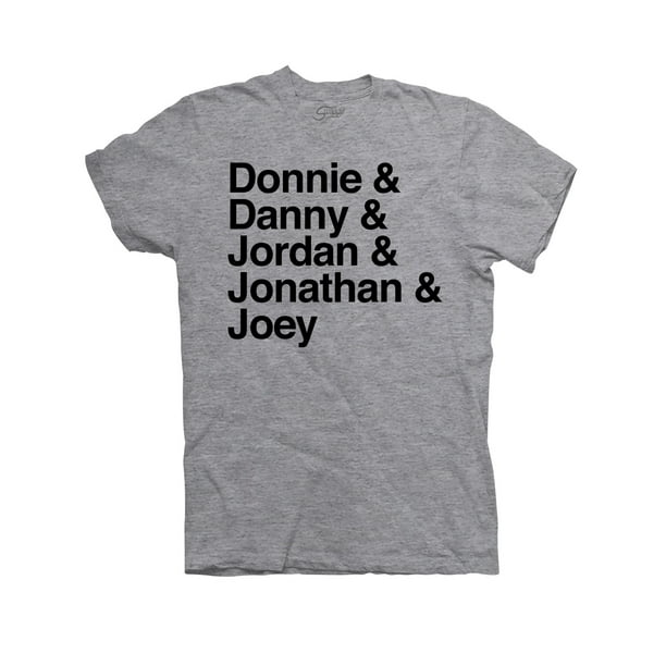 Donny & Danny & Jordan & Jonathan & Joey T-shirt - X-Large - Sport -  Walmart.com