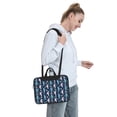 thumbnail image 6 of Lsque Seahorses And Plants Pattern Laptop Bag – Portable & Slim Single-Shoulder Computer Case with Adjustable Strap, Protective, Lightweight for 13”/14”/15.6” Laptops, 6 of 8