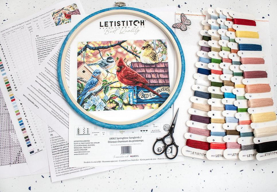 Springtime Songbirds L8062 Counted Cross Stitch Kit