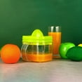 thumbnail image 4 of Vikakiooze Lemon Squeezer Citru Juicer With Strainer,Hand Juicer Citru Lemon Orange Juicer Fruit Juicer Lime Press Manual Juicer Squeezer With Built-in Measuring Cup, 4 of 6