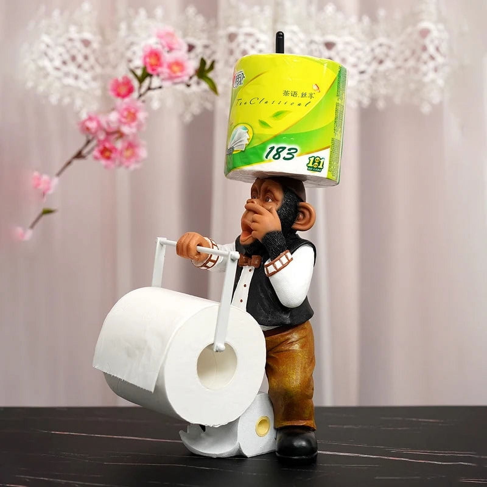 Funny toilet paper holder discount
