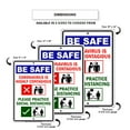 thumbnail image 3 of Be Safe And Practice Social Distancing 6 Feet Safety Protect Your Business, Home & Colleagues Aluminum Metal Sign 12"x18", 3 of 5
