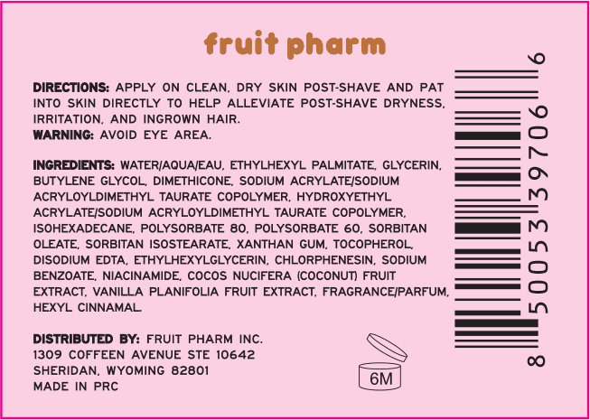 Fruit Pharm Vanilla Glaze After Shave Face and Body Serum for All Adult Skin Types