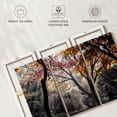 thumbnail image 6 of Elephant Stock Forest Sun Rays Wall Art - Horizontal Multi Panel Canvas - Living Room Wall Decor - Nature Multi Panel - Gray And Black Decor - 57" x 36", 6 of 8