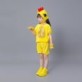 thumbnail image 2 of Vividxx Girls Performance Outfits Sets Stage For Kids Dance Recital Party Show Summer Elastic Waist Tops Pants Hat Gloves Shoes Solid Color Toddler Soft Dailywear, 2 of 3