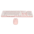 thumbnail image 1 of Combinación De Teclado Inalámbrico, Pequeño Teclado Inalámbrico De Rebote Y Mouse Con Rosa De Tapa Redonda De Punk Puro Puro, 1 of 7