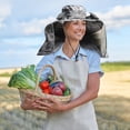 thumbnail image 7 of Wide Brim Solar Fan Hat, Fishing Hat with 2 Solar Fan, Fan Hat with Rechargeable Battery, ,UPF53+ Sun Hat with Neck Flap,Outdoor Sun Hats, Fishing & Beach Hat,Hiking, 7 of 7