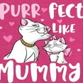thumbnail image 3 of Disney - The Aristocats - Purr-fect Like Mummy - Toddler & Youth Girls Short Sleeve Graphic T-Shirt, 3 of 5