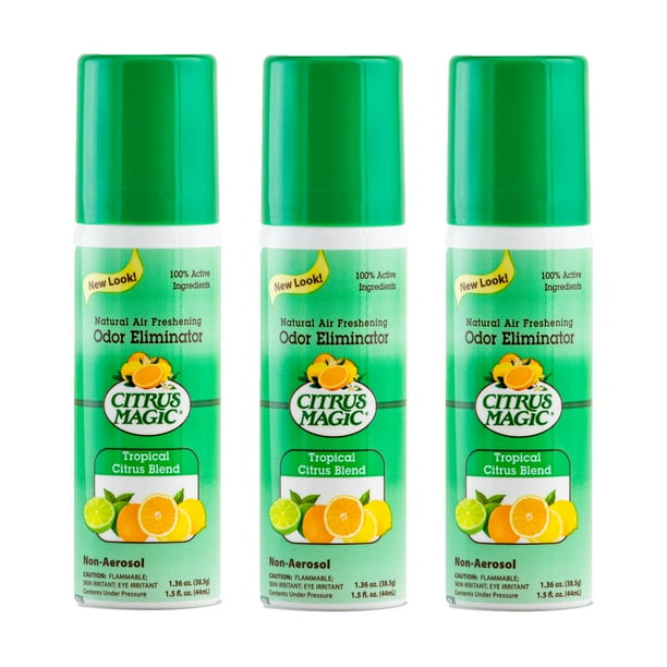 Citrus Magic Natural Odor Eliminating Air Freshener Spray, Tropical