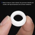 thumbnail image 4 of 4Pcs Snap Rubber Grommet Hole Plug Mount Dia 17mm ID 13mm H 7mm Seal Anti-Scratch White, 4 of 6