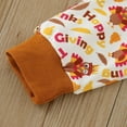 thumbnail image 7 of Gerichy Toddler Baby Boy Clothes Fall Winter Outfit, Toddler Boys Girls Thanksgiving Day Long Sleeve Cartoon Prints T Shirt Pullover Tops Pants Outfits, 7 of 7
