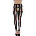 thumbnail image 6 of ToBeInStyle Women's Crotchless Pothole Tights - Black - One Size, 6 of 6