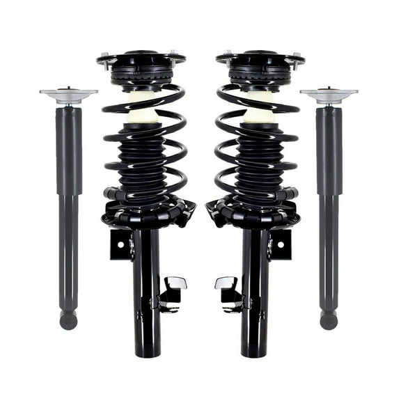 Set Front Quick Complete Strut-Rear Complete Shock Kit For 2008-2016 Volvo XC70