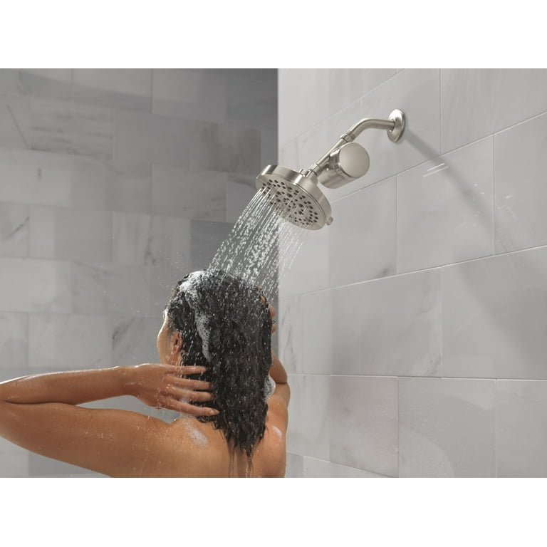 Delta Faucet Clarifi Standard Shower Filter Attachment – Chrome, Hard Water Filter For Shower Head, Reduces Chlorine And Sediment, 7SF100