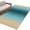 Turquoise, khaki, variant on 3'x5' Rug for Living Room Bedroom, Green Yellow Ombre Washable Area Rugs Non-Slip Carpet Mats, Farmhouse Modern Gradient Art Indoor Low Pile Area Rug Runner for Kitchen, Mudroom