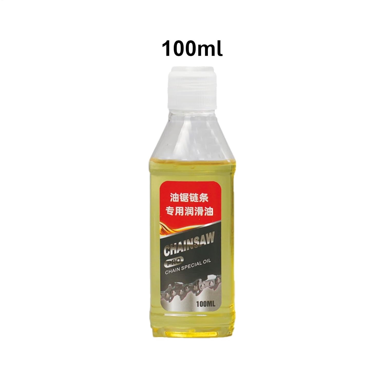 Chainsaw Lubricant Oil 100ml, Multi-Purpose Battery Chainsaw and Motor Saw Lubricant, Stainless Steel Chain Protection, Garden Equipment Maintenance, Reduces Friction, Extends Tool Lifespan