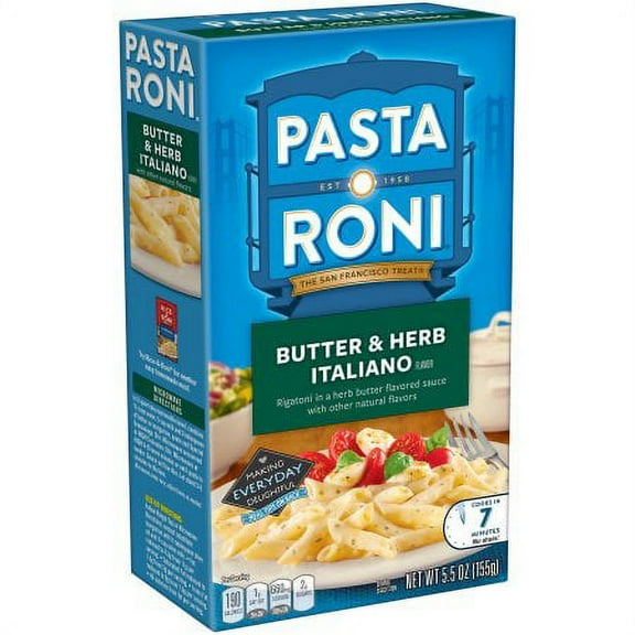 Pasta Roni Butter & Herb Italiano Rigatoni, 5.5 Oz Box (Pack of 14)